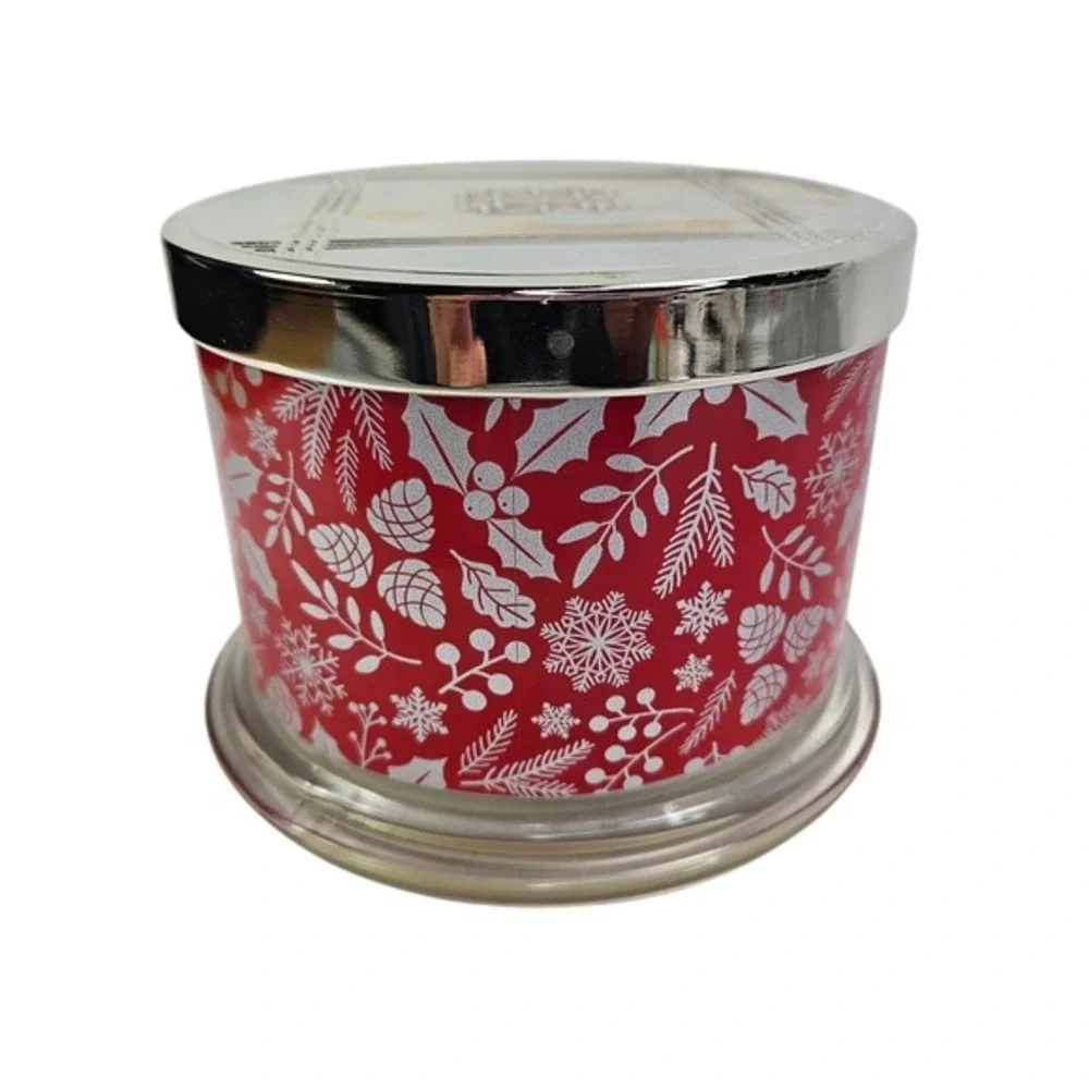 HomeWorx Christmas Cappuccino 3 Wick Scented Candle 14 oz By‎ Harry Slatkin New